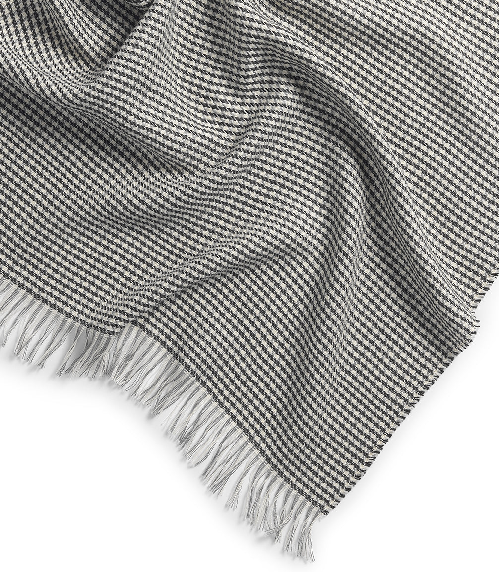 Serge/Navy Kishorn Cashmere Scarf – Huntsman Savile Row