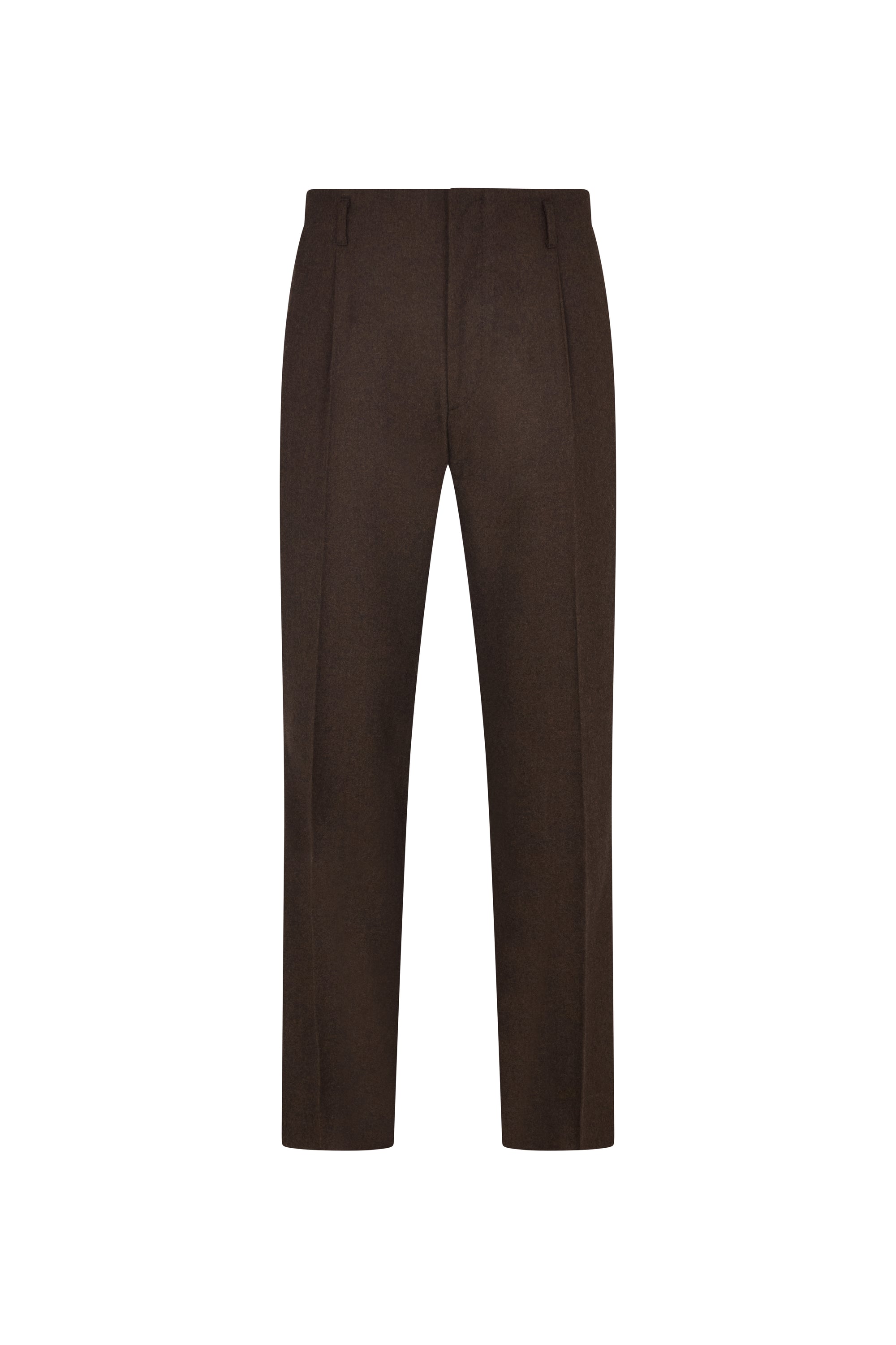 Brown Flannel Hollywood Trousers