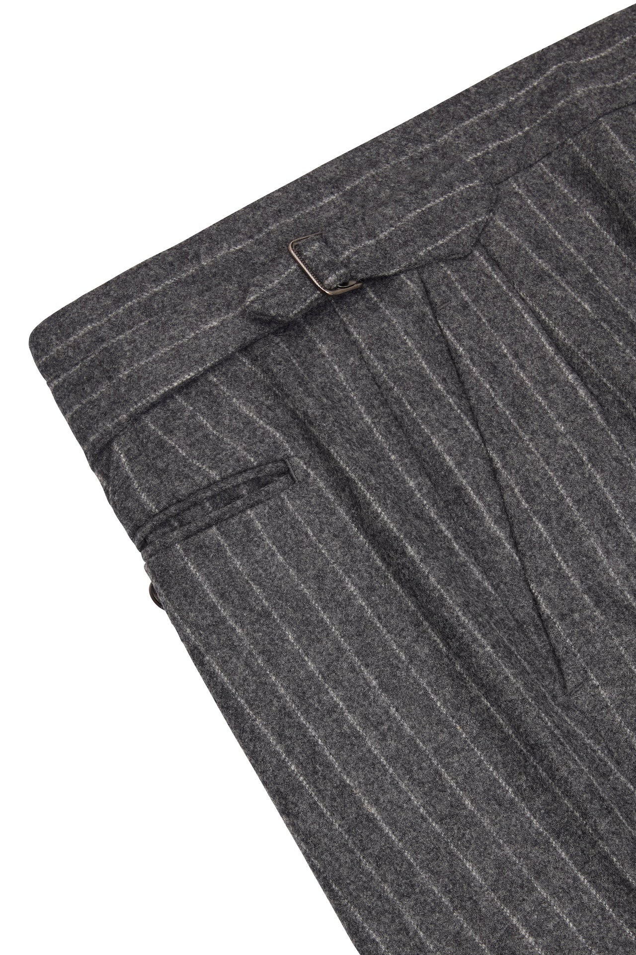 Grey Chalk Stripe Double Breasted Suit