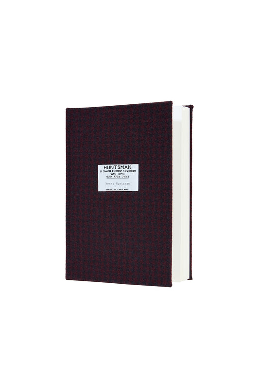 Wine/Navy Peck Houndstooth Almanac Notebook