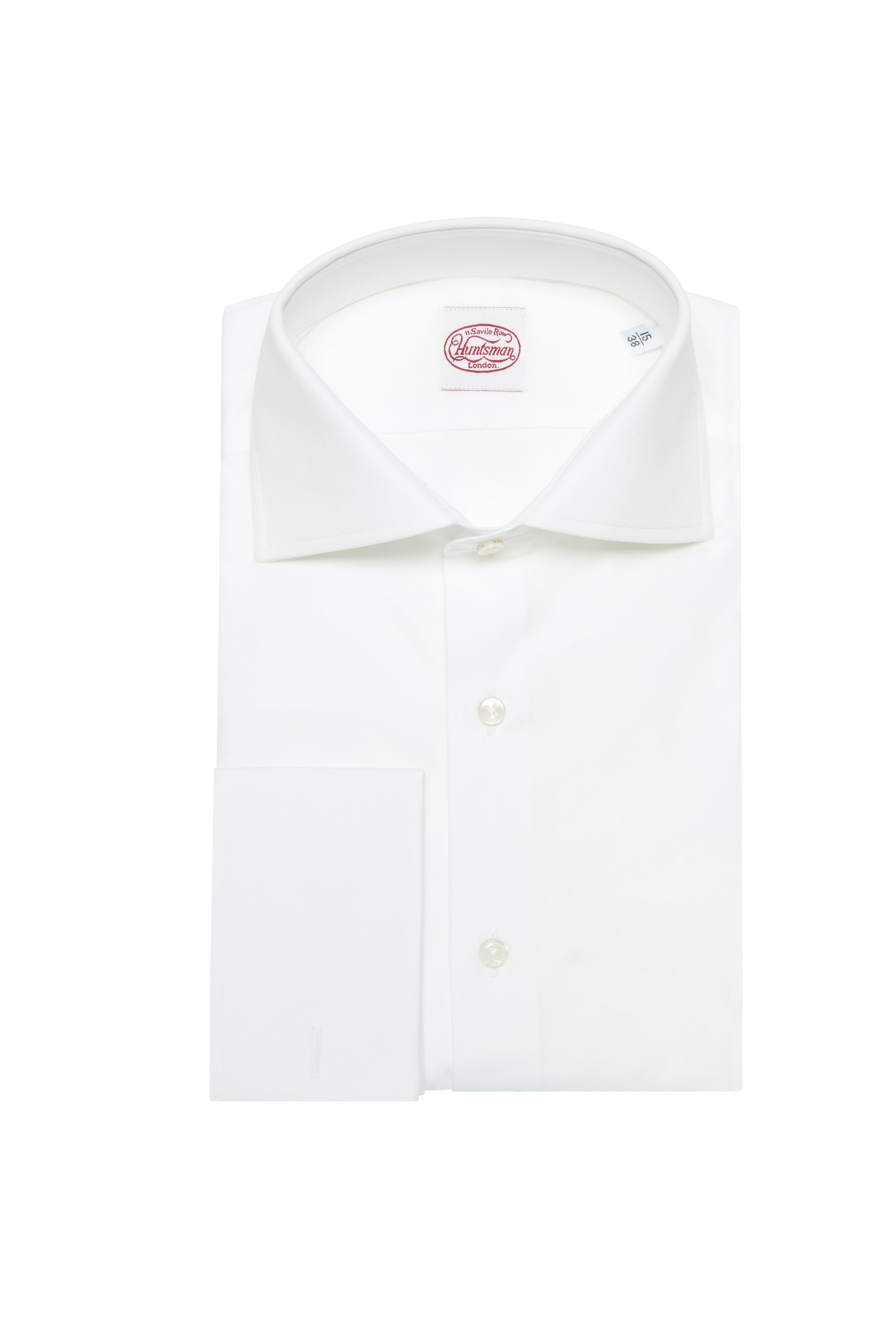 White Cotton Double Cuff Shirt