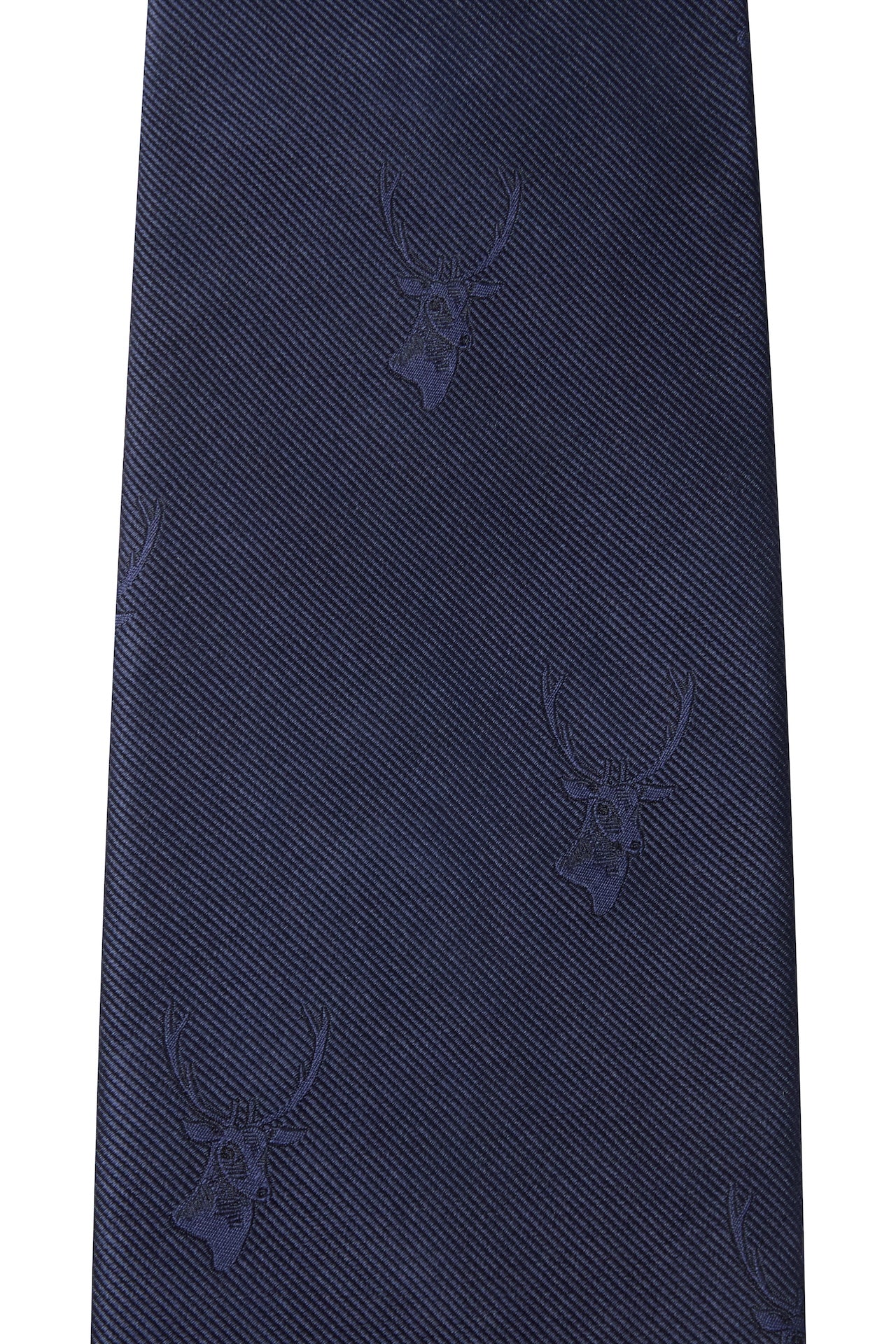 Huntsman Navy Stag Tie