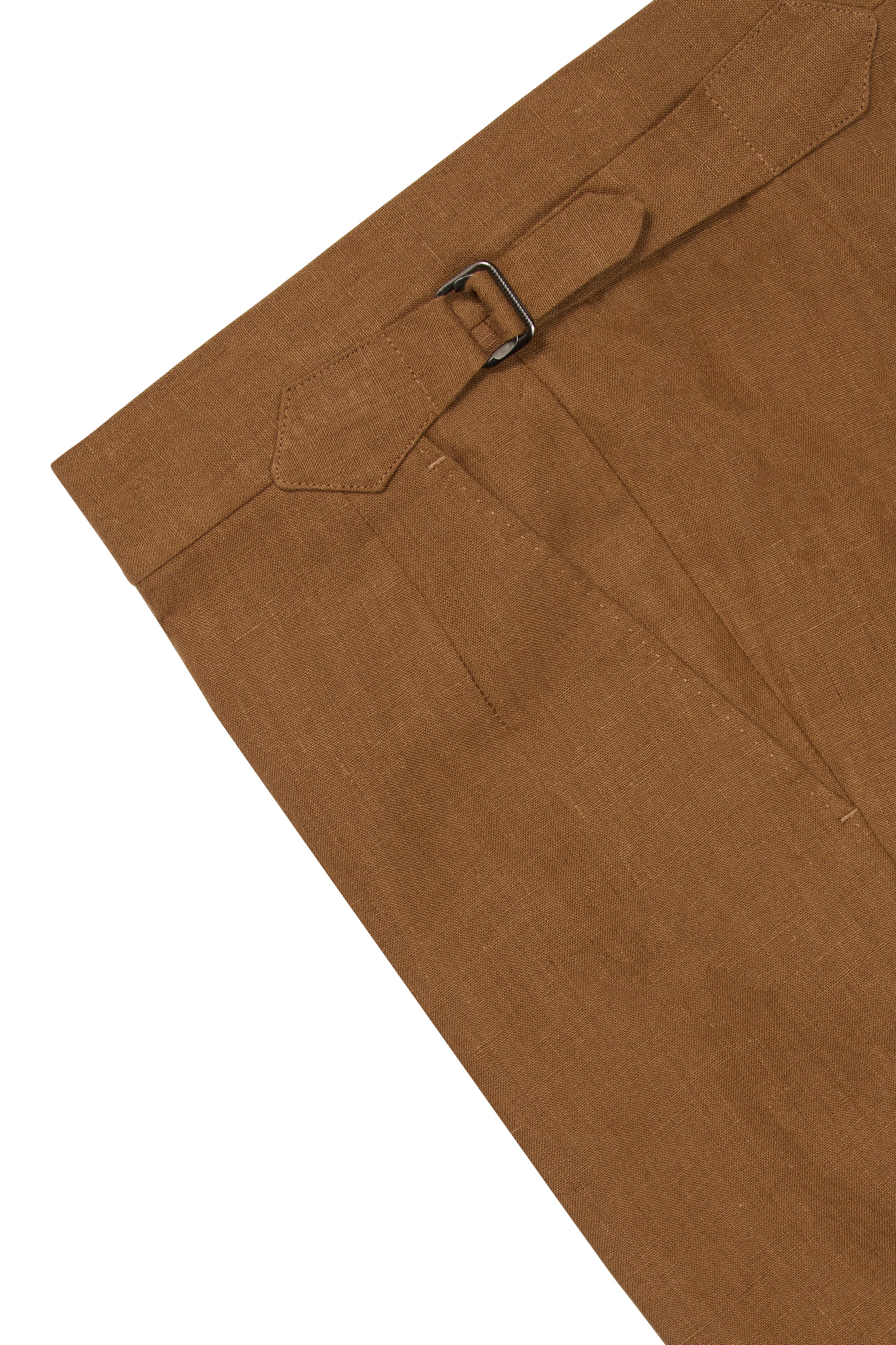 Tobacco Linen Trousers