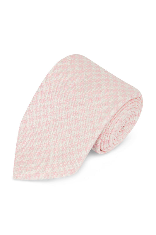 Houndstooth Silk Tie