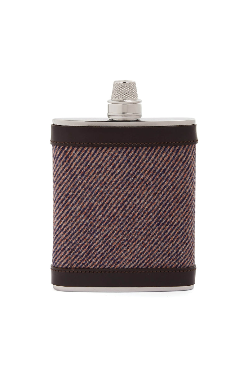 Cawdor Tweed Hip Flask