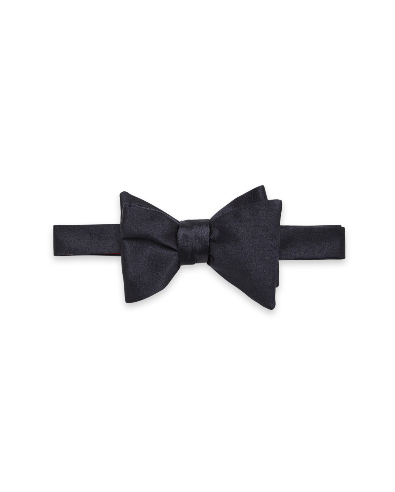 Midnight Satin Bow Tie – Huntsman Savile Row