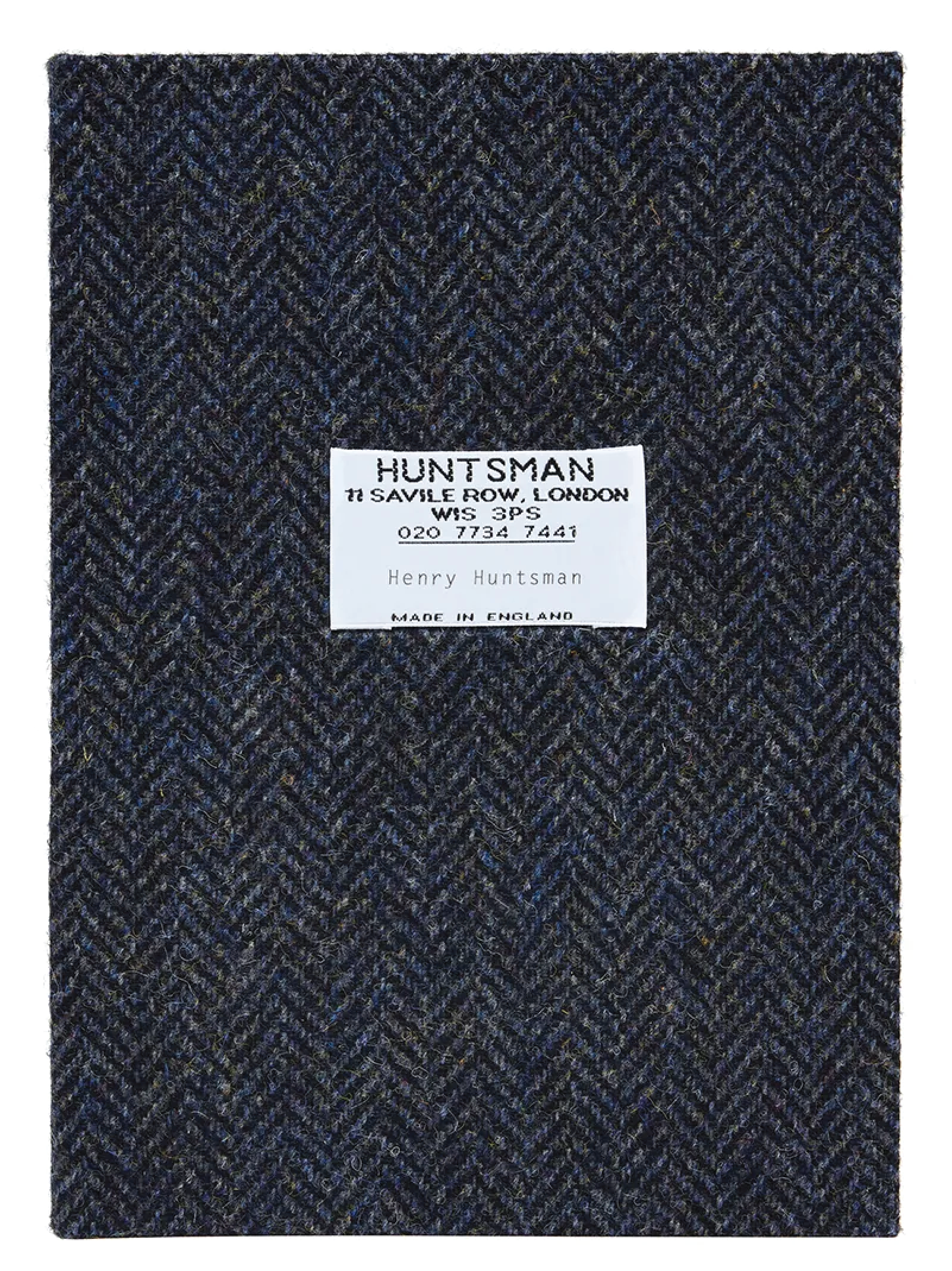 Navy Herringbone  Almanac Notebook