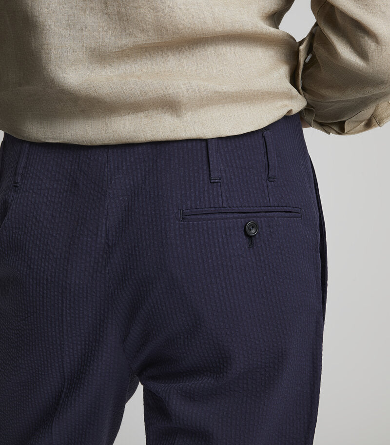 Aubergine Cotton/Wool Cord Trouser – Huntsman Savile Row