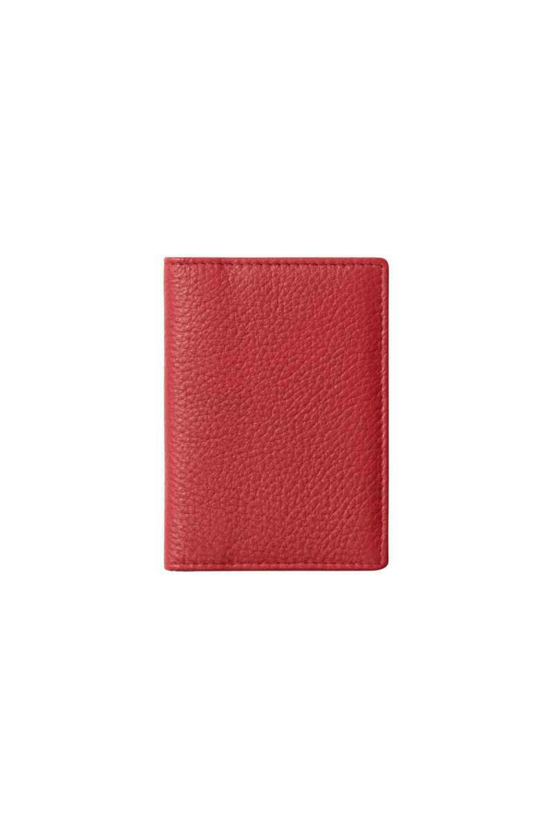 Red Leather Card Holder