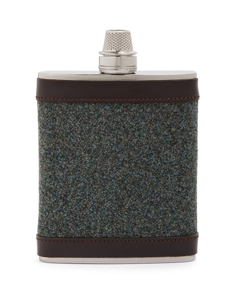 Cawdor Tweed Hip Flask