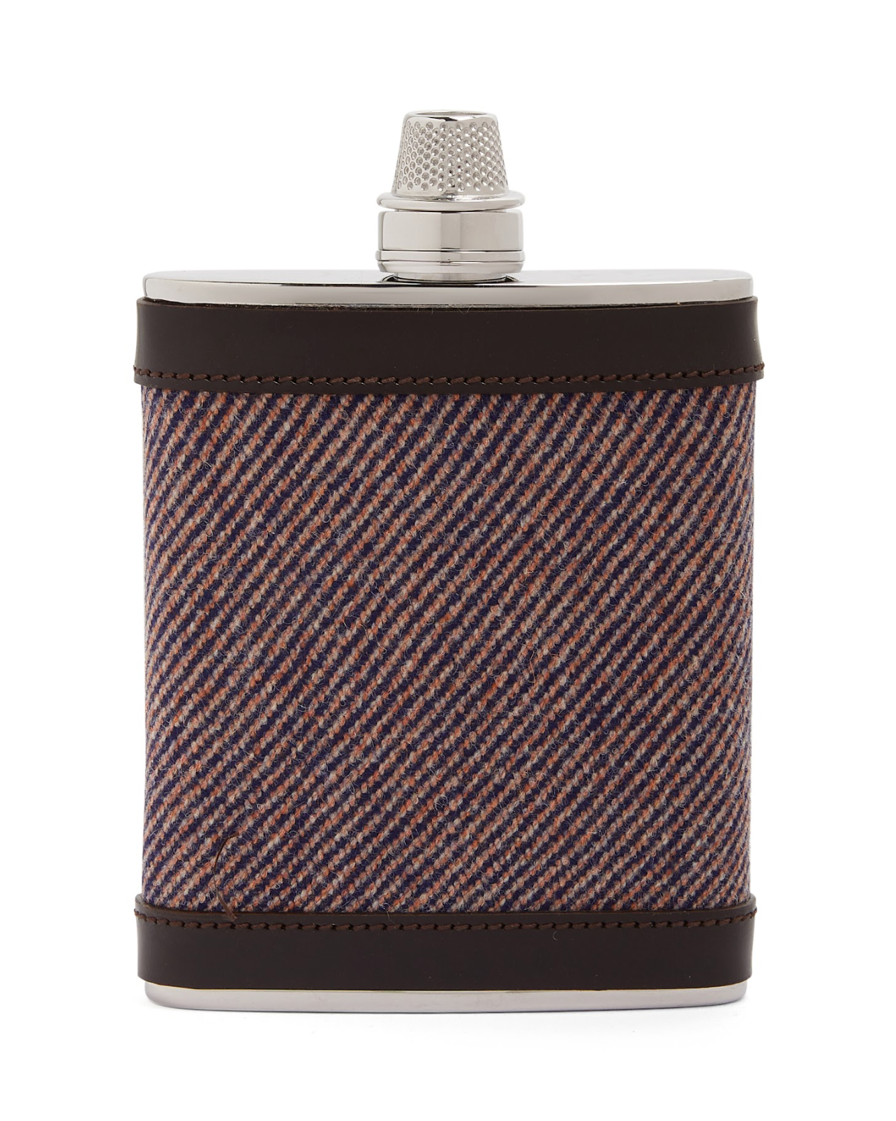 Cawdor Tweed Hip Flask