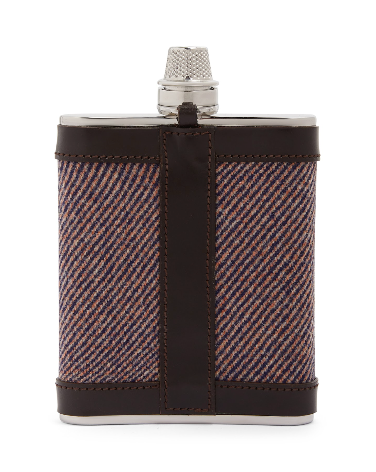 Cawdor Tweed Hip Flask